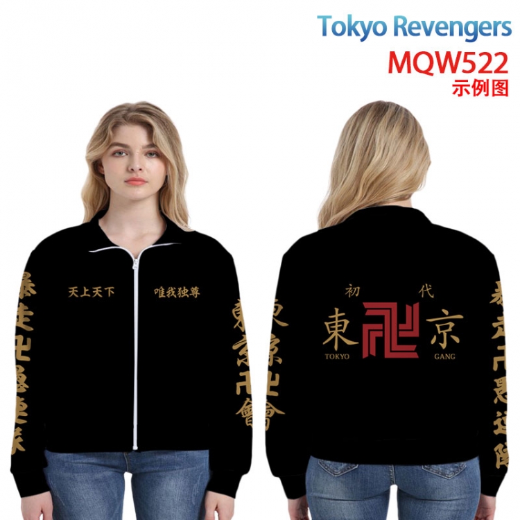 Tokyo Revengers  Anime Full Color Jacket Zip Jacket M-3XL  MQW-522