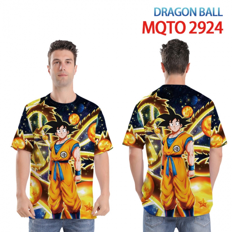 DRAGON BALL Full color printed short sleeve T-shirt from XXS to 4XL  MQTO-2924