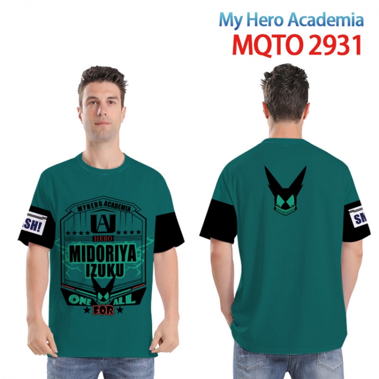 My Hero Academia Full color printed short sleeve T-shirt from XXS to 4XL MQTO-2931