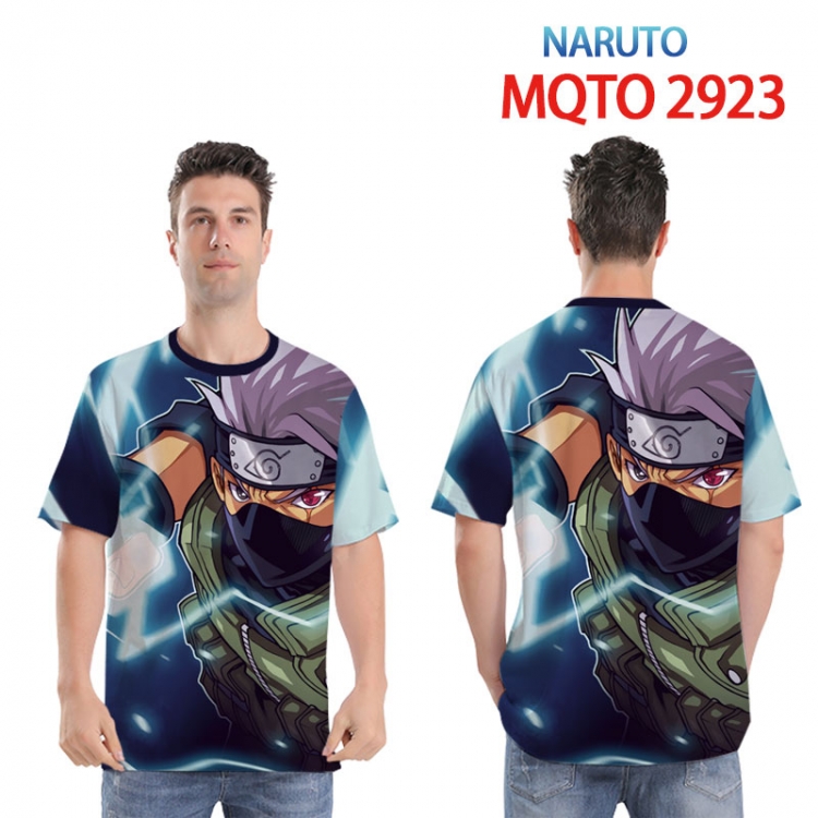 Naruto Full color printed short sleeve T-shirt from XXS to 4XL   MQTO-2923