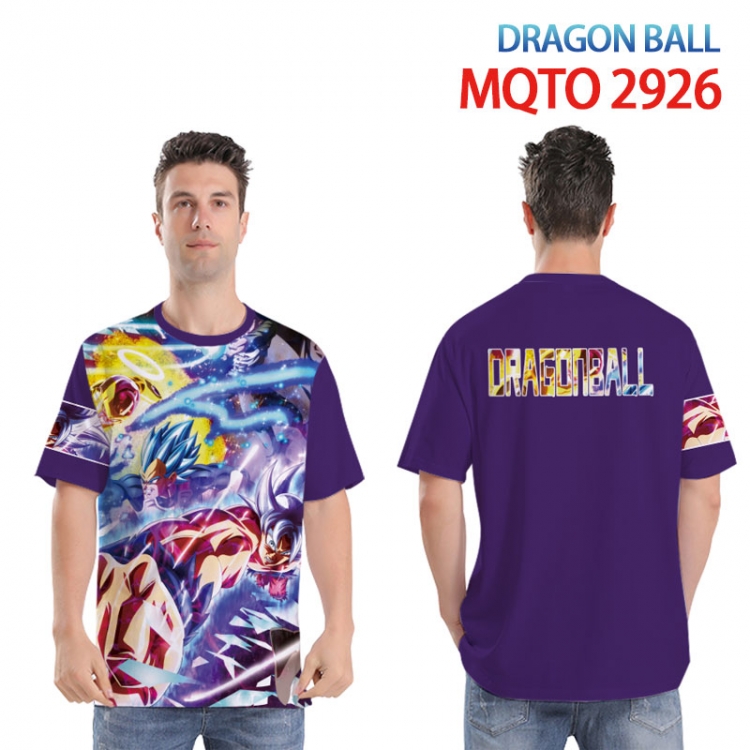 DRAGON BALL Full color printed short sleeve T-shirt from XXS to 4XL  MQTO-2926
