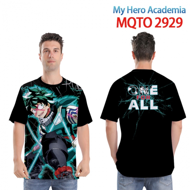My Hero Academia Full color printed short sleeve T-shirt from XXS to 4XL  MQTO-2929