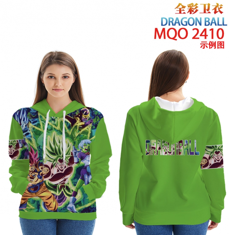 DRAGON BALL Full Color Patch pocket Sweatshirt Hoodie  from XXS to 4XL  MQO-2410