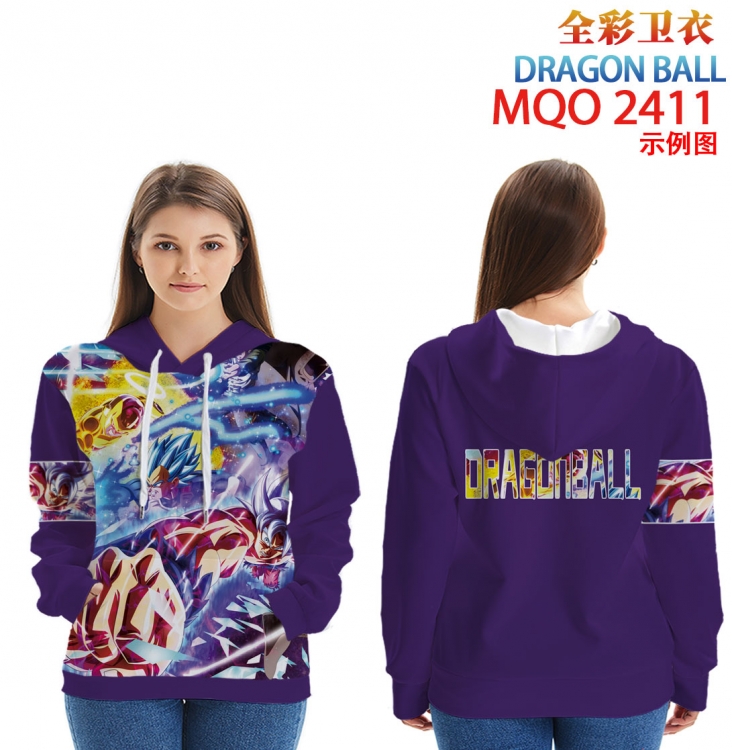 DRAGON BALL Full Color Patch pocket Sweatshirt Hoodie  from XXS to 4XL MQO-2411