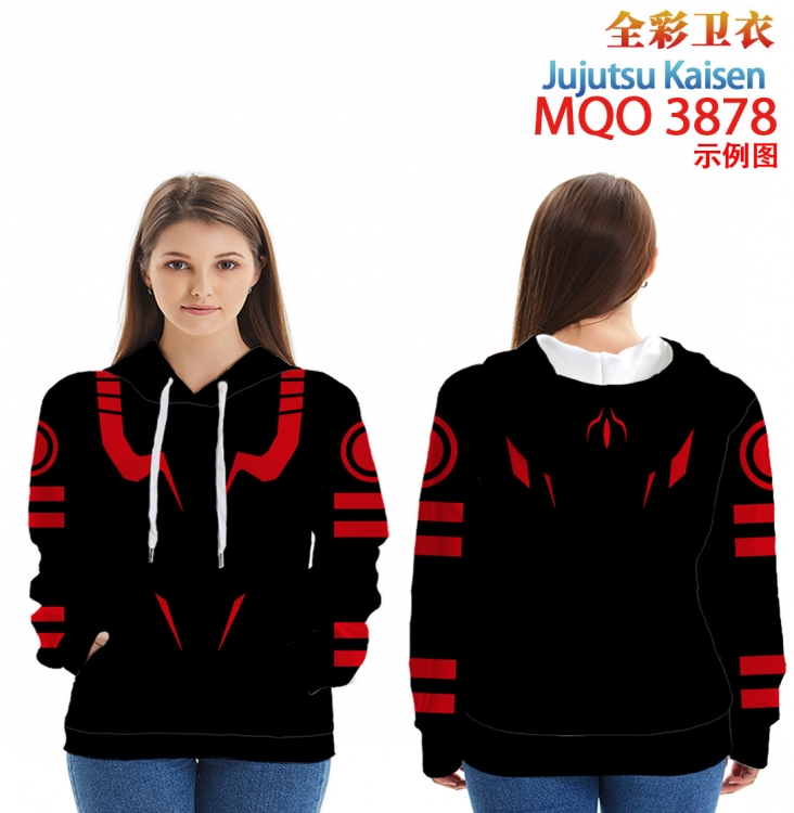 Jujutsu Kaisen   Full Color Patch pocket Sweatshirt Hoodie  from XXS to 4XL  MQO 3878