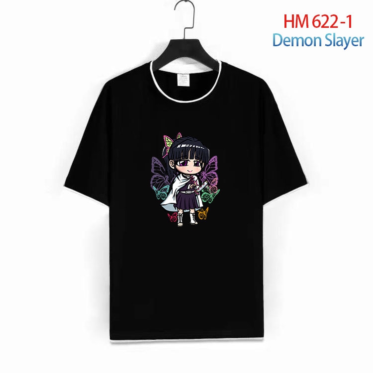 Demon Slayer Kimets Full Color Loose short sleeve cotton T-shirt  from S to 6XL  HM 622 1