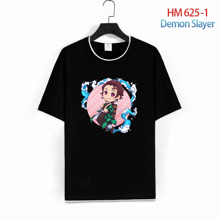 Demon Slayer Kimets Full Color Loose short sleeve cotton T-shirt  from S to 6XL  HM 625 1