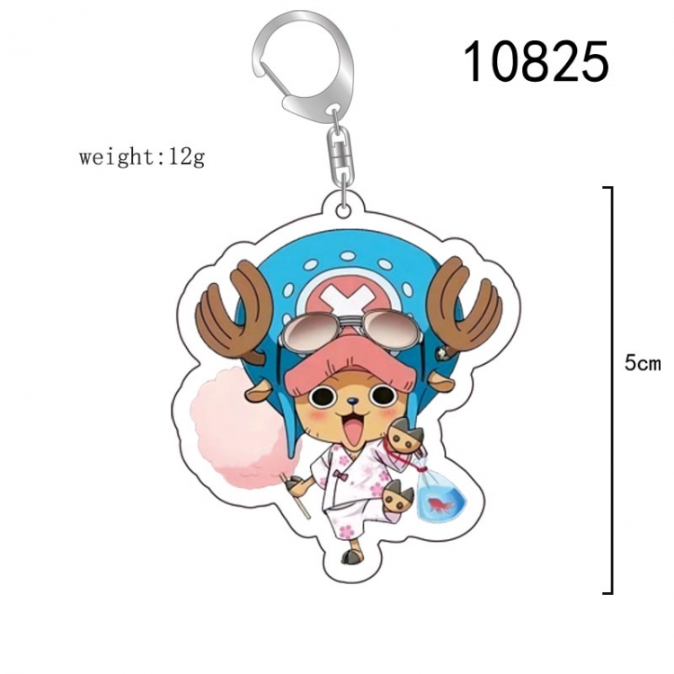 One Piece Anime acrylic Key Chain  price for 5 pcs 10825