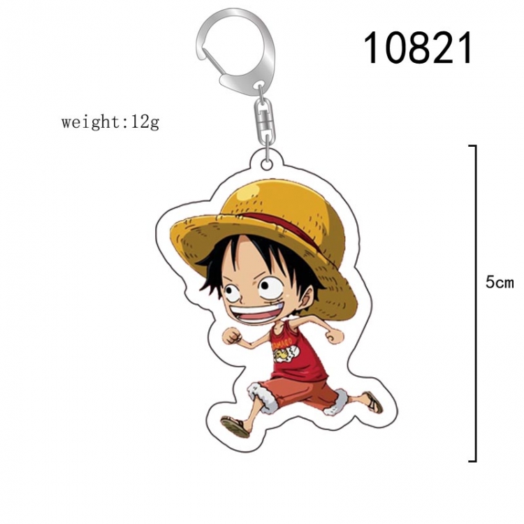 One Piece Anime acrylic Key Chain  price for 5 pcs 10821