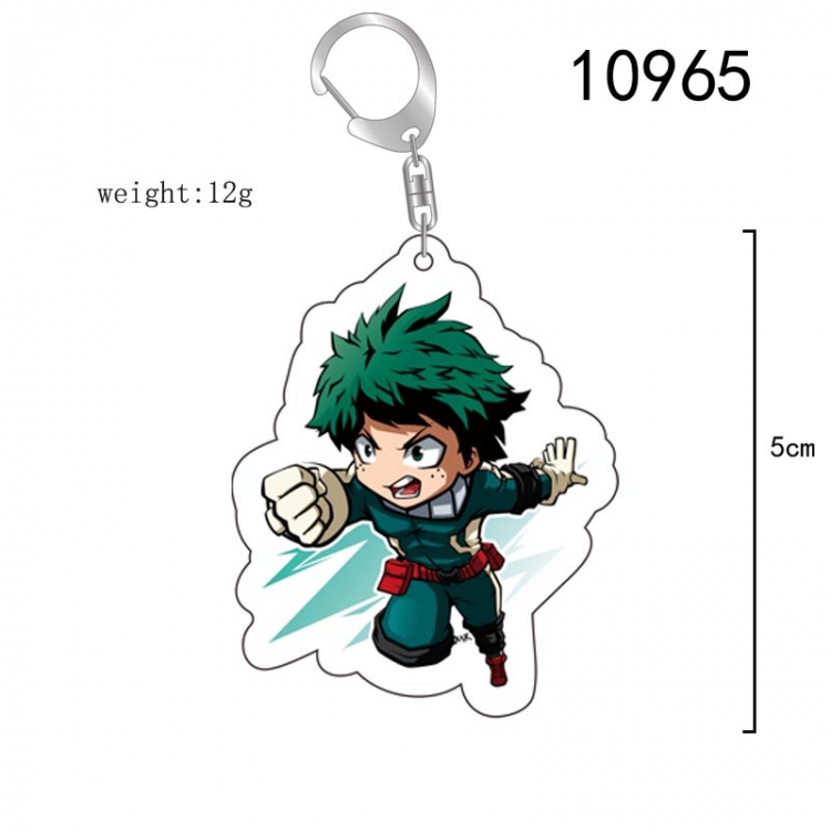 My Hero Academia Anime acrylic Key Chain  price for 5 pcs 10965