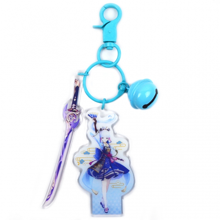 Genshin Impact  Acrylic bell key chain bag pendant jewelry price for 2 pcs 