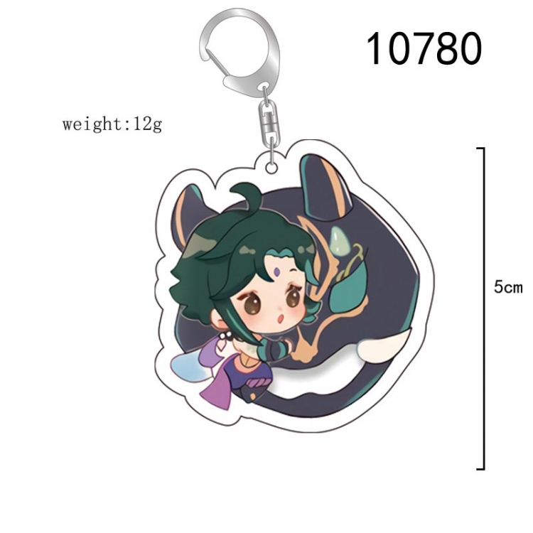 Genshin Impact  Anime acrylic Key Chain  price for 5 pcs 10780