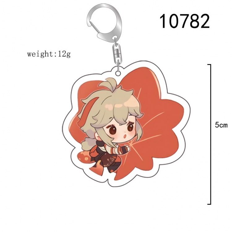 Genshin Impact  Anime acrylic Key Chain  price for 5 pcs 10782