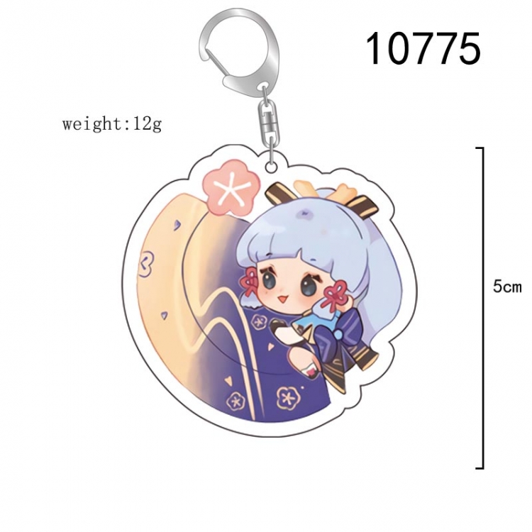 Genshin Impact  Anime acrylic Key Chain  price for 5 pcs 10775