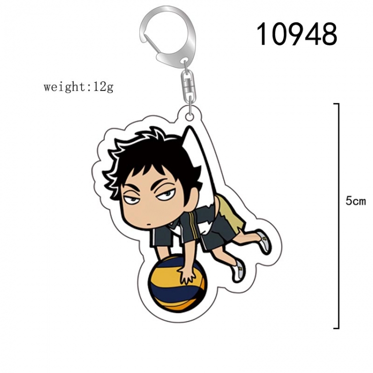 Haikyuu!! Anime acrylic Key Chain  price for 5 pcs 10948