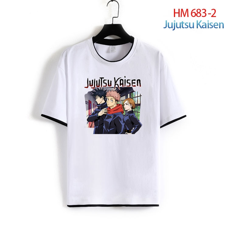 Jujutsu Kaisen  Color Loose short sleeve cotton T-shirt  from S to 6XL HM 683 2