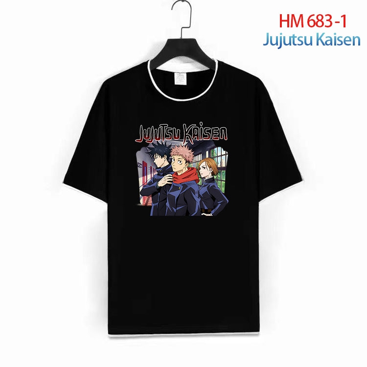 Jujutsu Kaisen  Color Loose short sleeve cotton T-shirt  from S to 6XL HM 683 1 