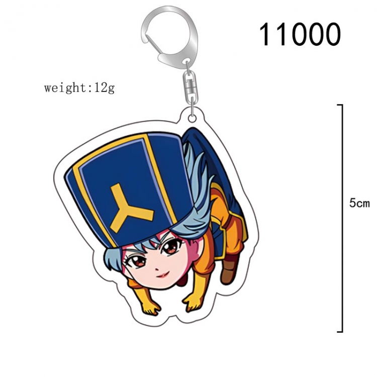 Dragon Quest Anime acrylic Key Chain  price for 5 pcs 11000