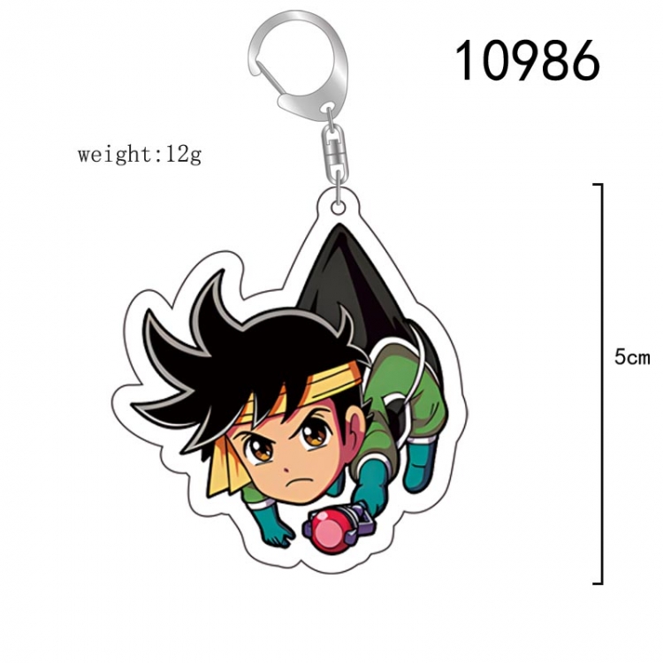 Dragon Quest Anime acrylic Key Chain  price for 5 pcs 10986