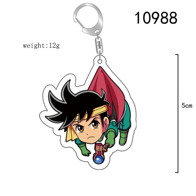 Dragon Quest Anime acrylic Key Chain  price for 5 pcs 10988