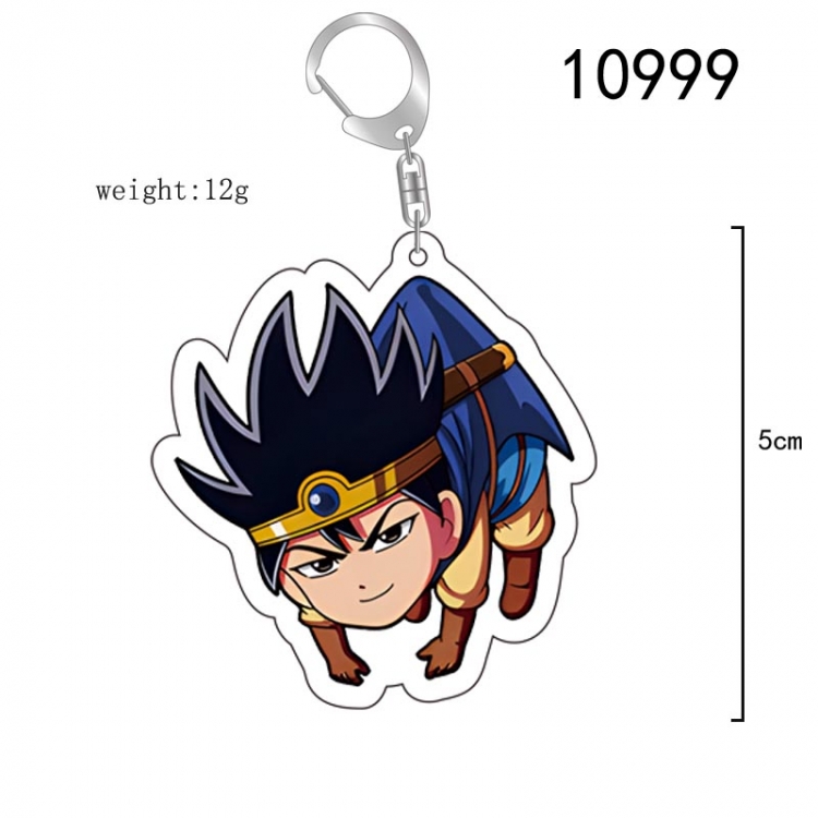 Dragon Quest Anime acrylic Key Chain  price for 5 pcs 10999