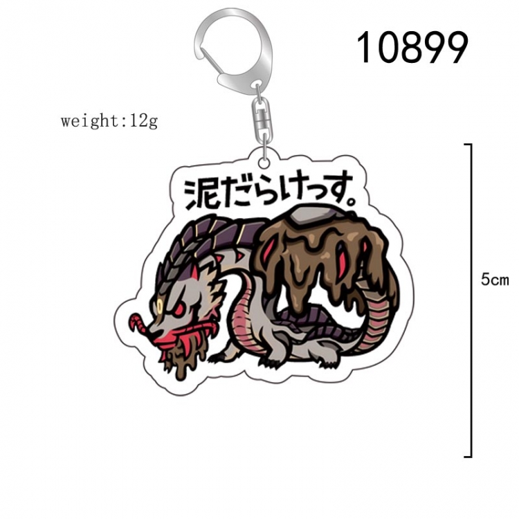 Monster Hunter Anime acrylic Key Chain  price for 5 pcs 10899