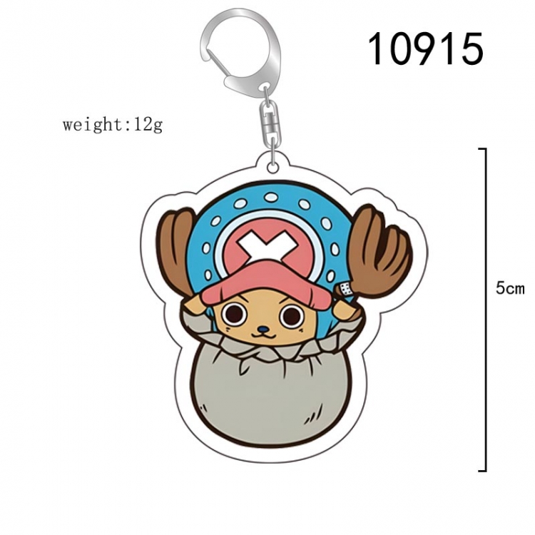 One Piece Anime acrylic Key Chain  price for 5 pcs 10915