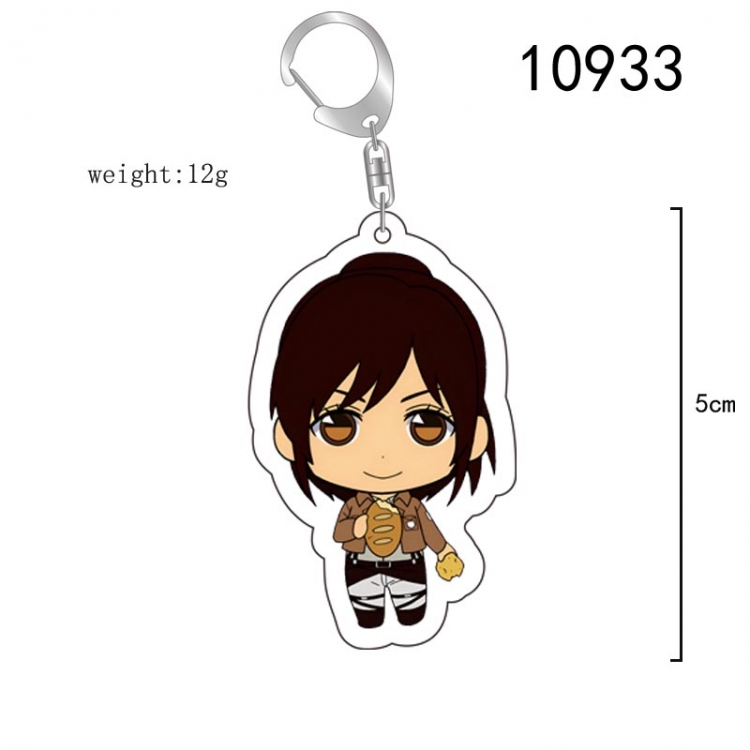 Shingeki no Kyojin Anime acrylic Key Chain  price for 5 pcs  10933