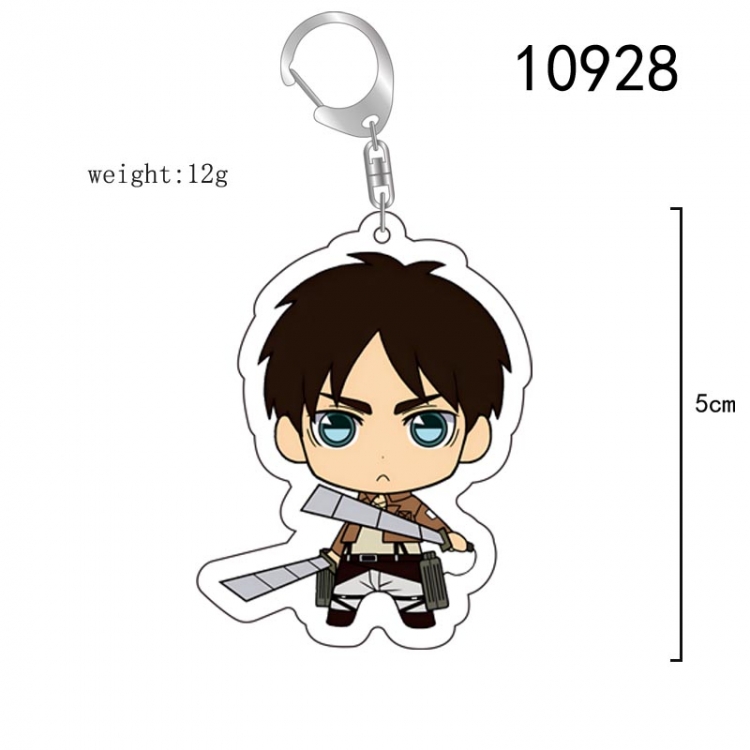 Shingeki no Kyojin Anime acrylic Key Chain  price for 5 pcs 10928