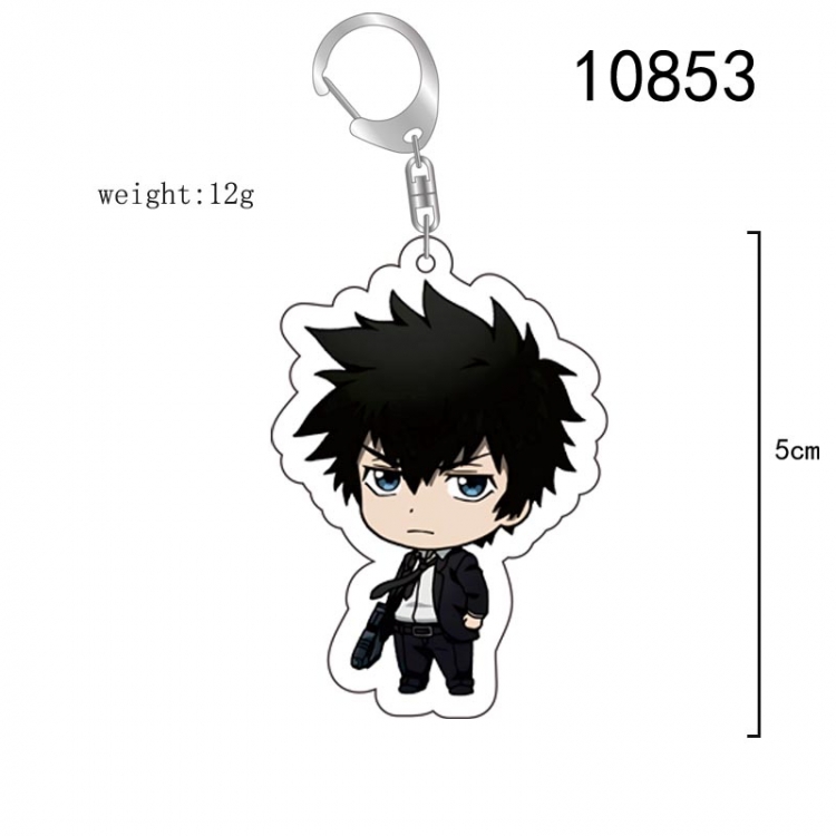 Psycho-Pass Anime acrylic Key Chain  price for 5 pcs 10853