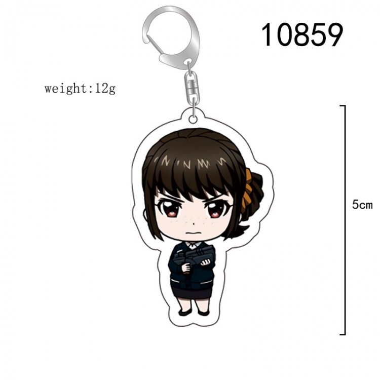 Psycho-Pass Anime acrylic Key Chain  price for 5 pcs 10859