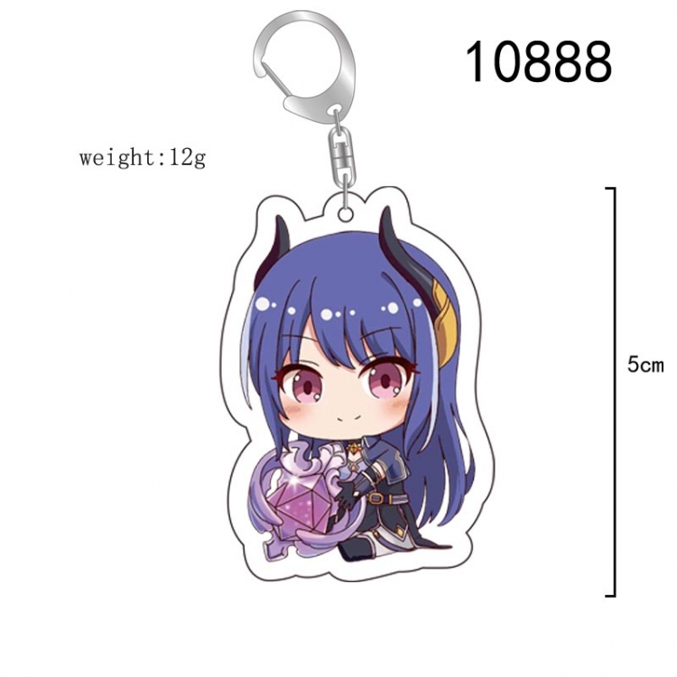 Re:Dive Anime acrylic Key Chain  price for 5 pcs 10888