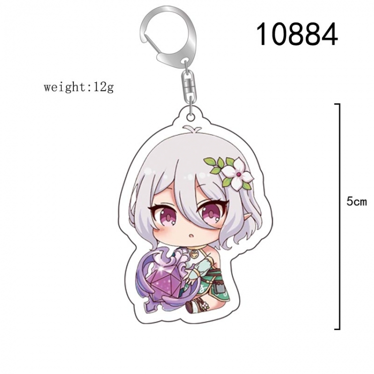 Re:Dive Anime acrylic Key Chain  price for 5 pcs 10884