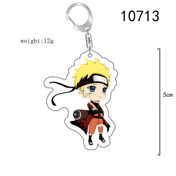 Naruto Anime acrylic Key Chain  price for 5 pcs 10713