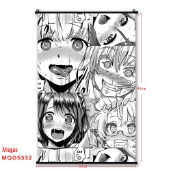 Ahegao black Plastic rod Cloth...