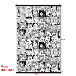 Ahegao black Plastic rod Cloth...