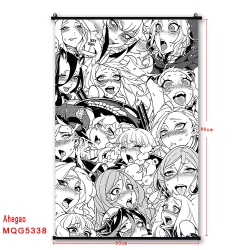 Ahegao black Plastic rod Cloth...