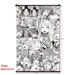 Ahegao black Plastic rod Cloth...