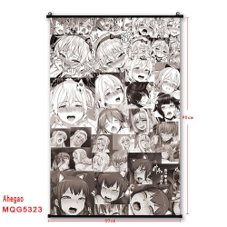 Ahegao black Plastic rod Cloth...