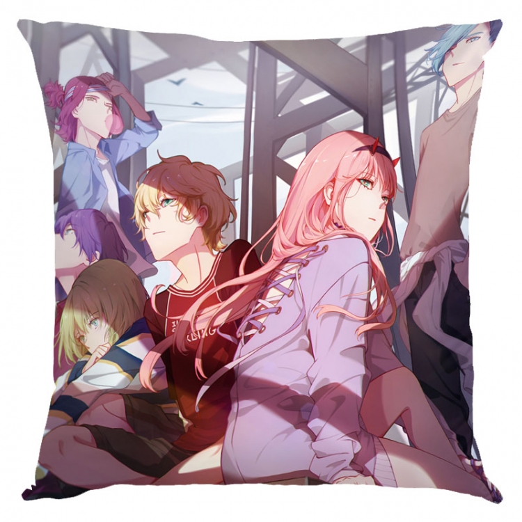 DARLING in the FRANX Anime square full-color pillow cushion 45X45CM NO FILLING G2-17