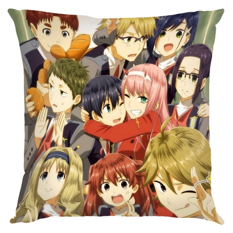 DARLING in the FRANX Anime square full-color pillow cushion 45X45CM NO FILLING G2-5