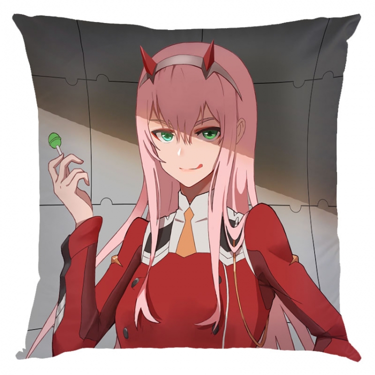 DARLING in the FRANX Anime square full-color pillow cushion 45X45CM NO FILLING  G2-40