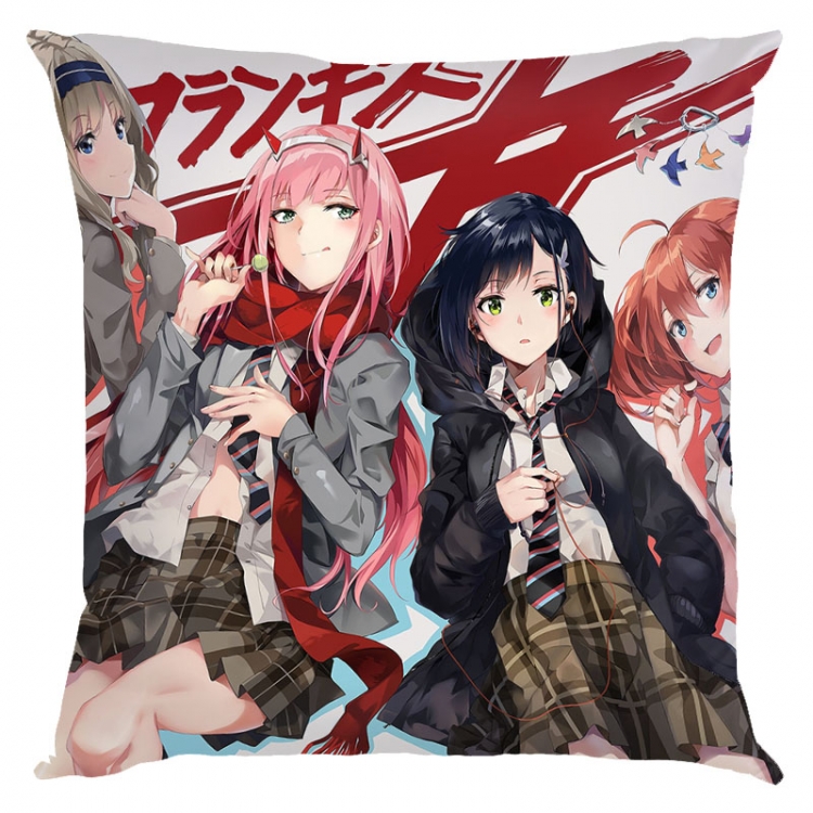 DARLING in the FRANX Anime square full-color pillow cushion 45X45CM NO FILLING G2-37