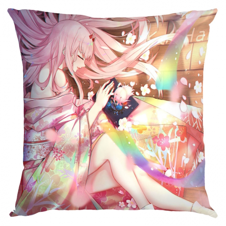 DARLING in the FRANX Anime square full-color pillow cushion 45X45CM NO FILLING G2-30