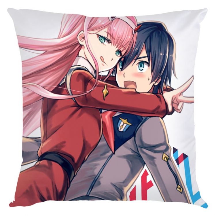 DARLING in the FRANX Anime square full-color pillow cushion 45X45CM NO FILLING  G2-8