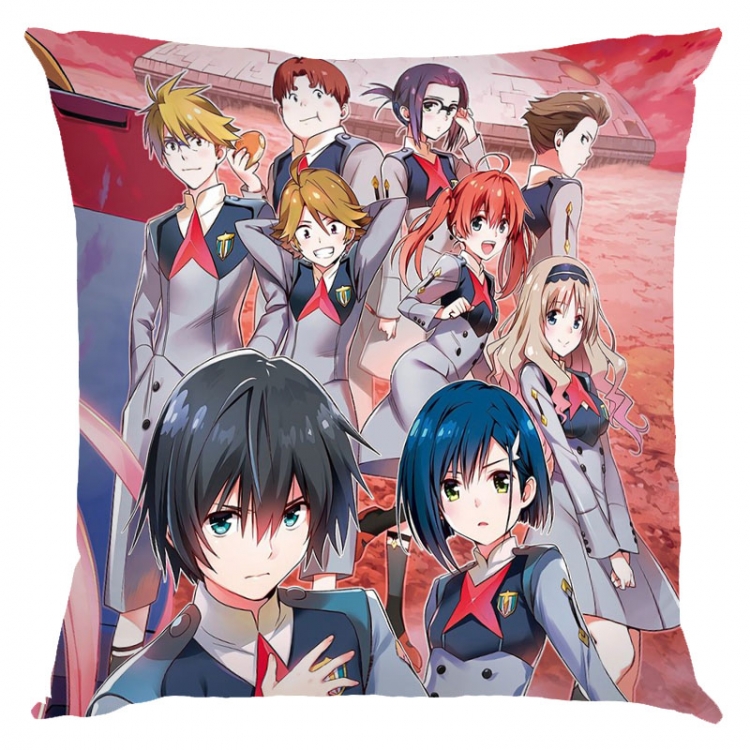DARLING in the FRANX Anime square full-color pillow cushion 45X45CM NO FILLING G2-15B