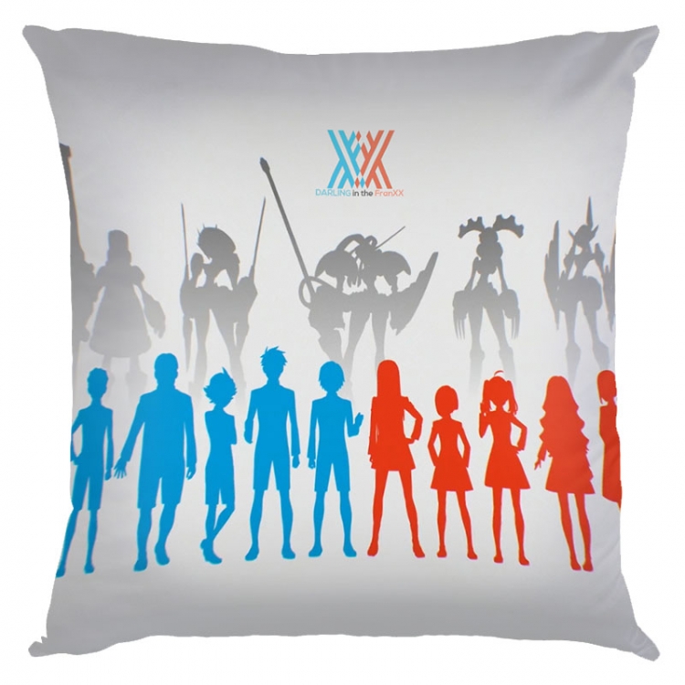 DARLING in the FRANX Anime square full-color pillow cushion 45X45CM NO FILLING  G2-34