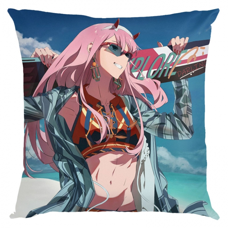 DARLING in the FRANX Anime square full-color pillow cushion 45X45CM NO FILLING G2-11