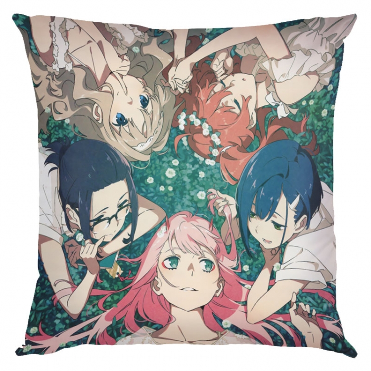 DARLING in the FRANX Anime square full-color pillow cushion 45X45CM NO FILLING  G2-13