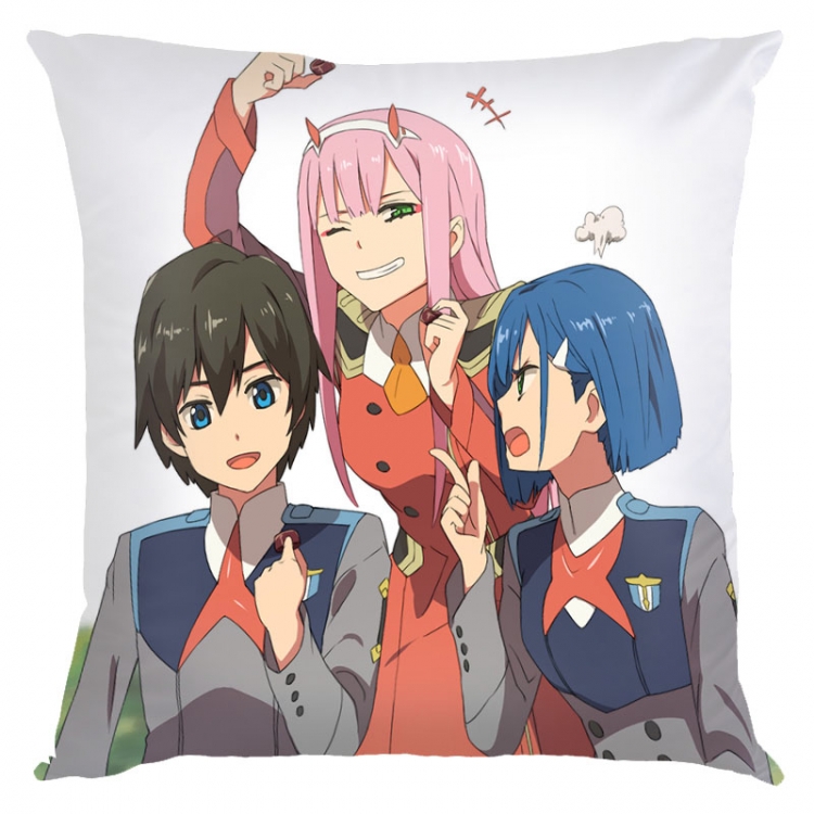 DARLING in the FRANX Anime square full-color pillow cushion 45X45CM NO FILLING G2-18